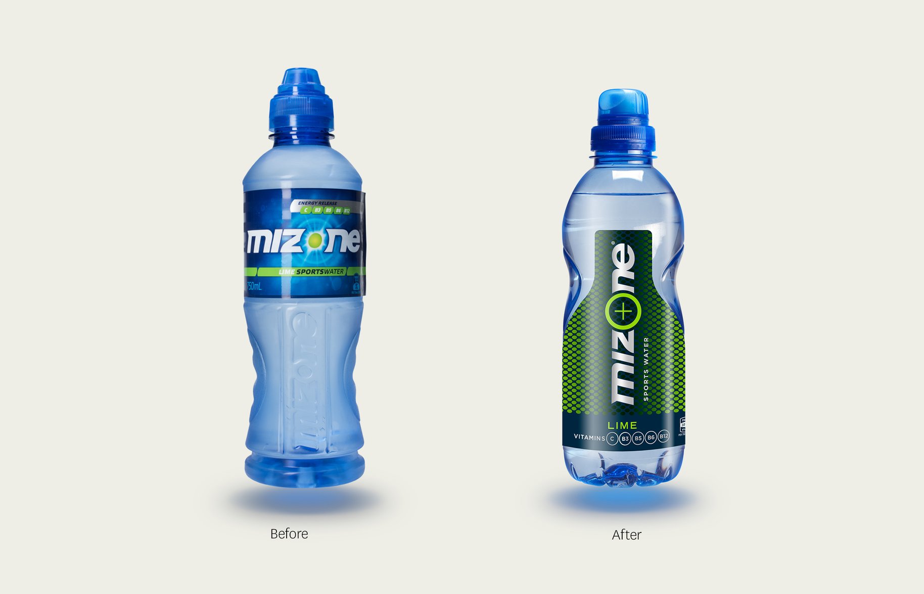 Mizone Before and After comparison 