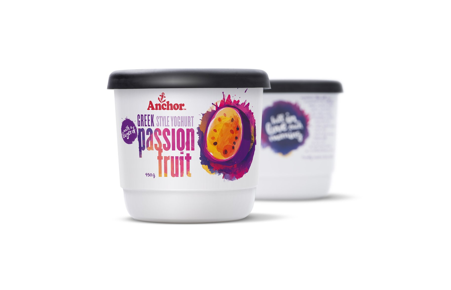 Anchor Greek Yoghurt Packaging Design 