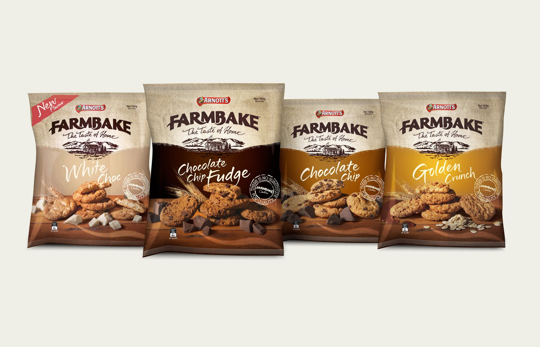 FarmBake group lineup packaging