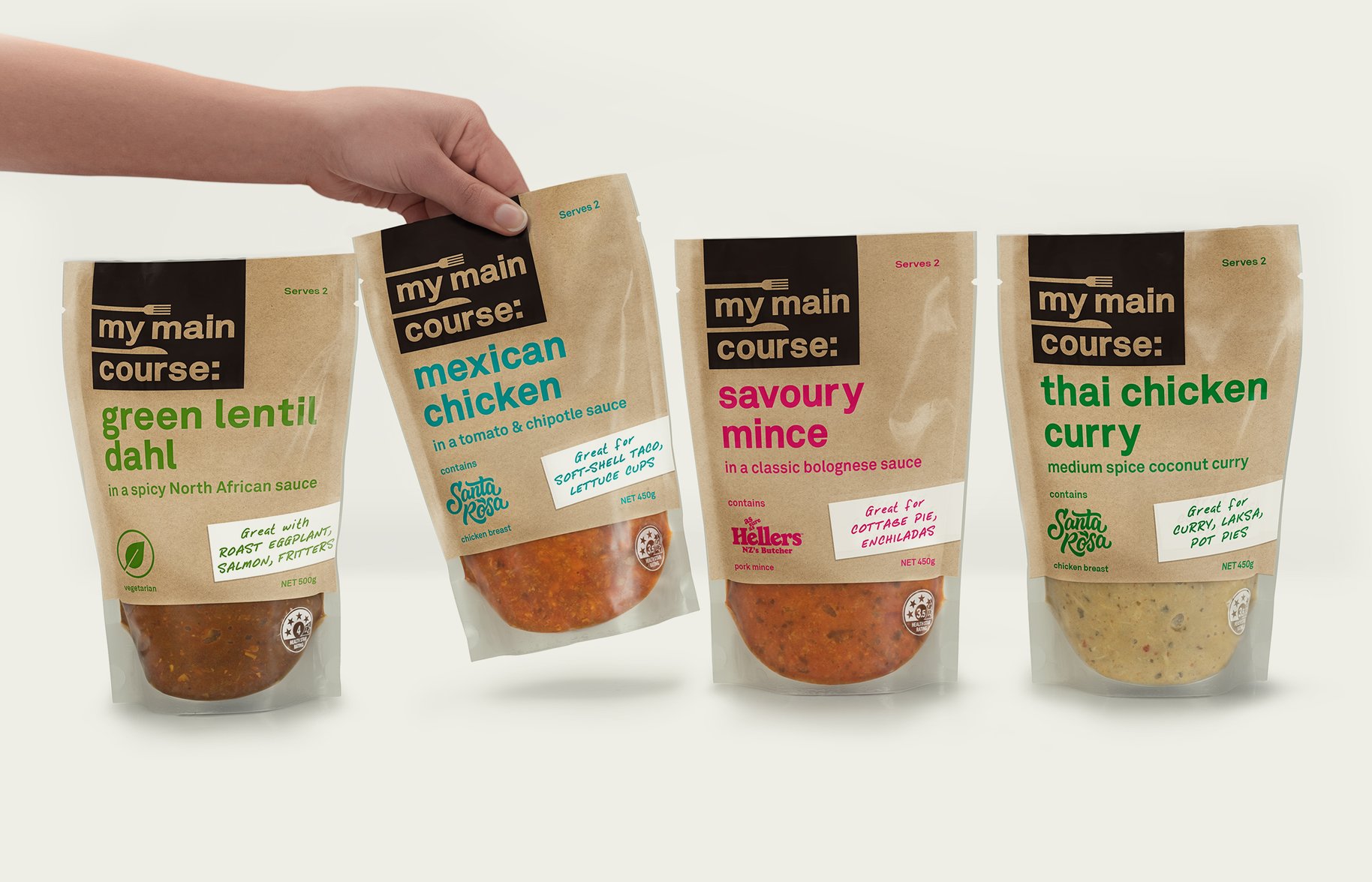 My Main Course Packaging Design
