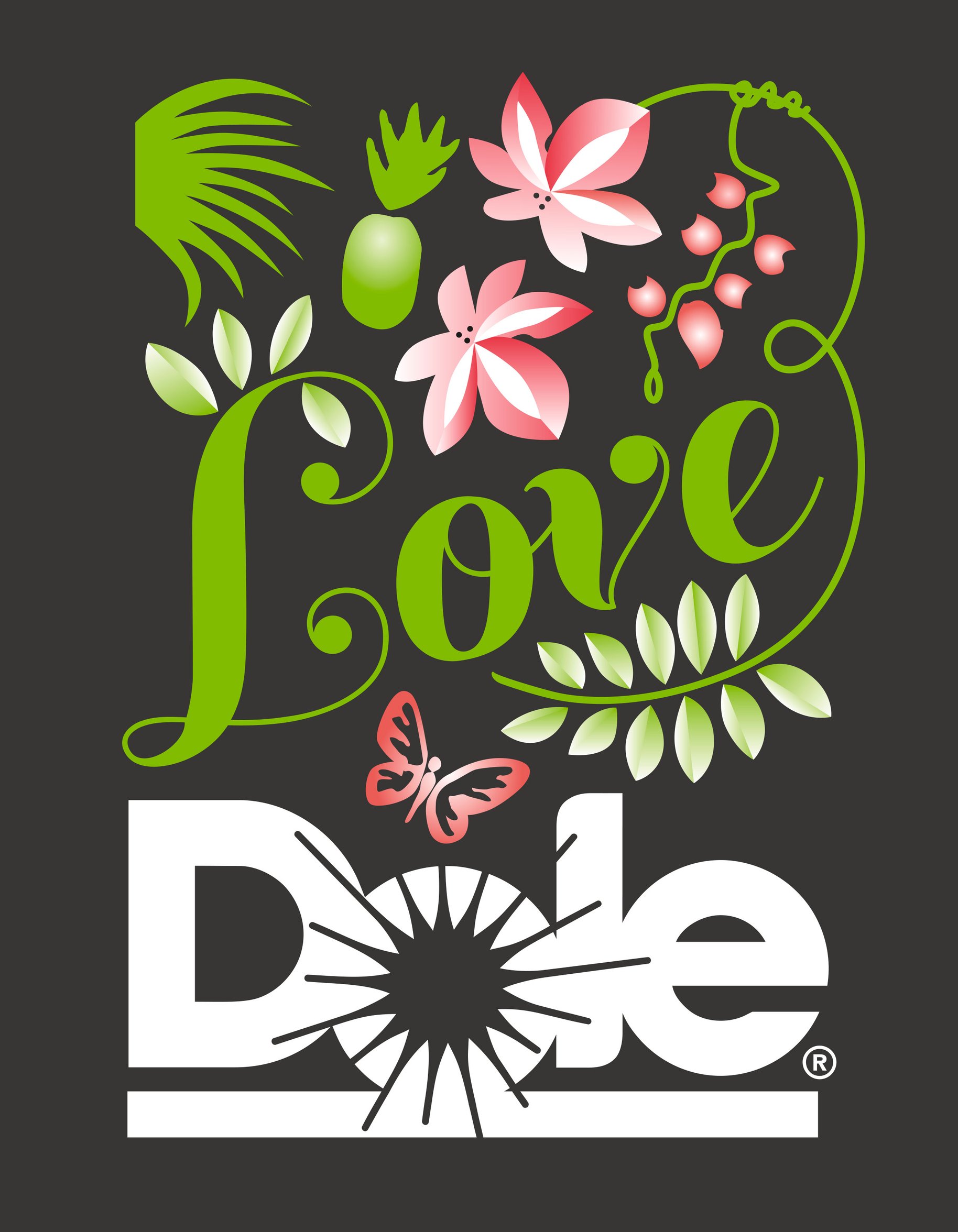 Love Dole graphic design 