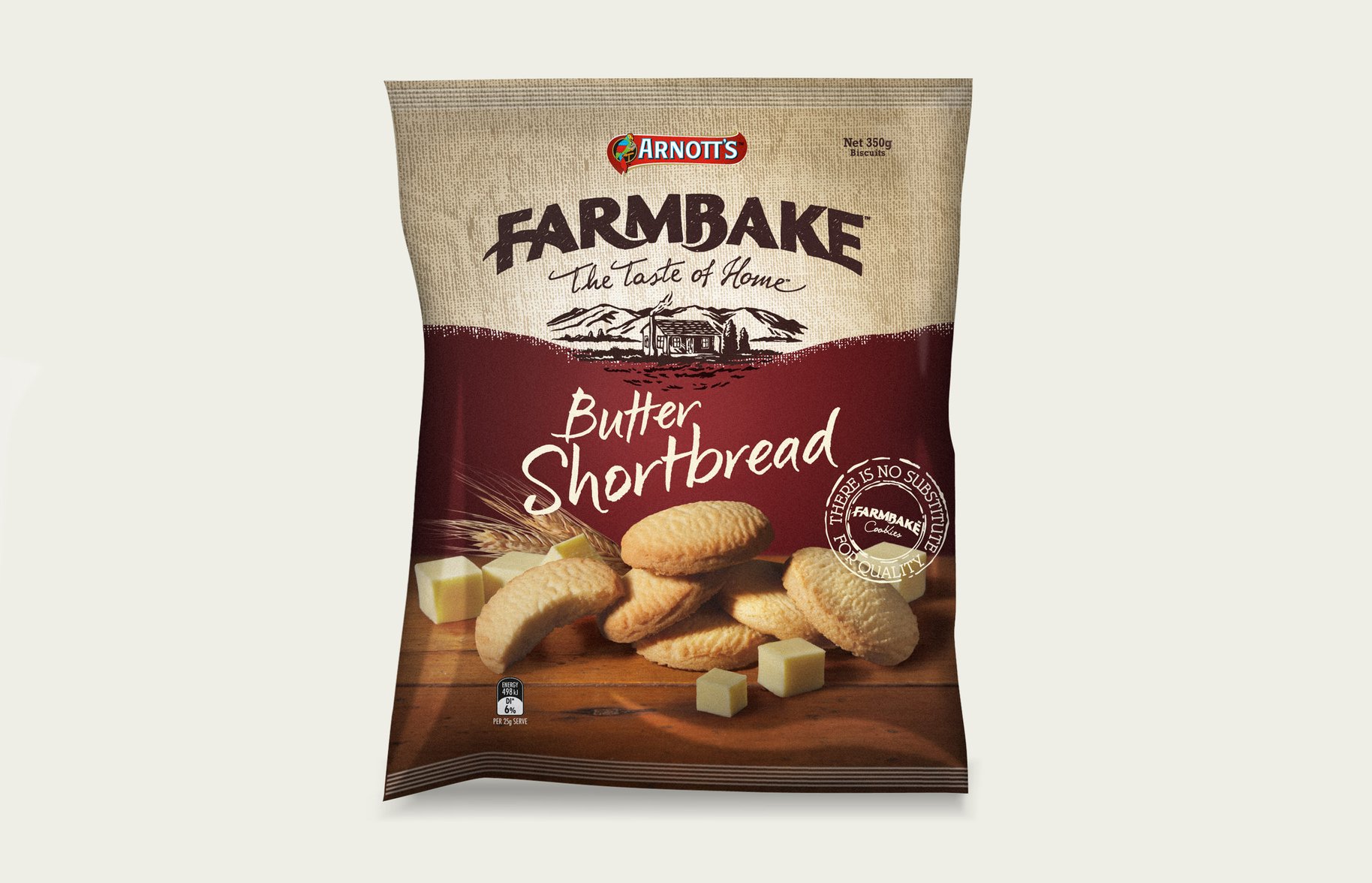 FarmBake Butter Shortbread Biscuits Packaging