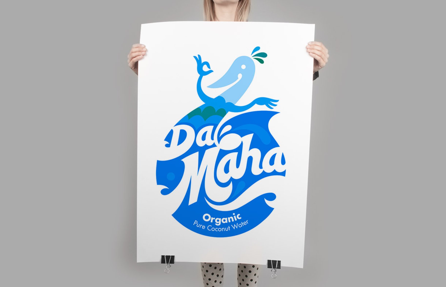 Da'Maha Organic poster design 