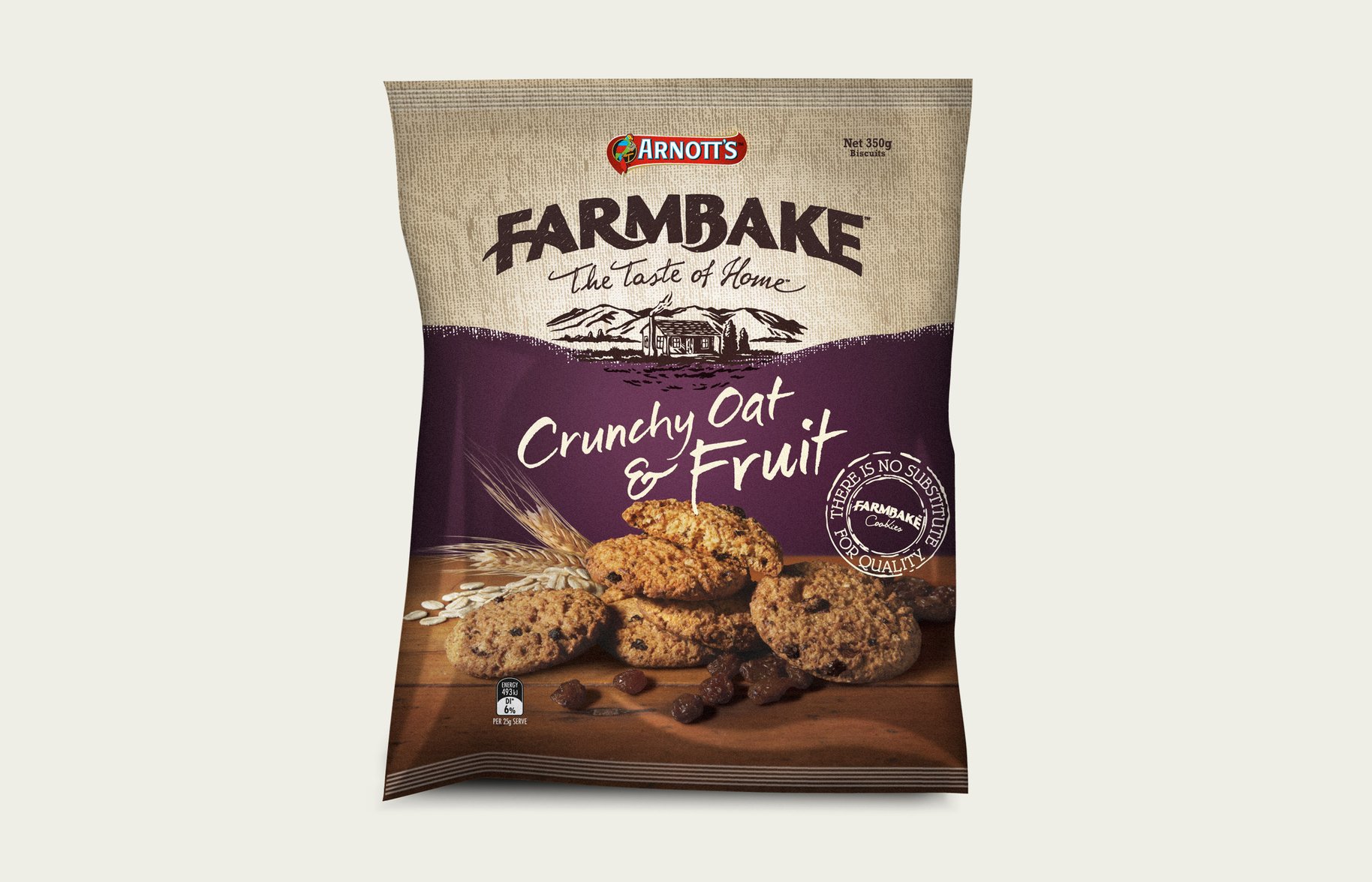 FarmBake Fruit Oat Biscuits Packaging