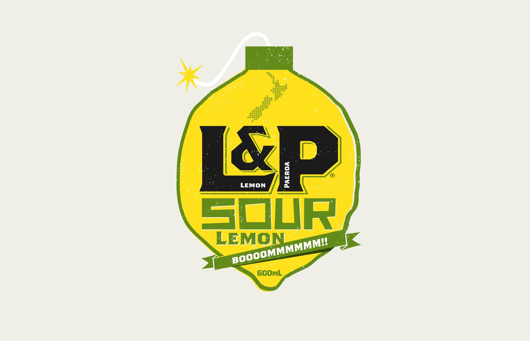 L&P special edition sour lemon bomb graphic 