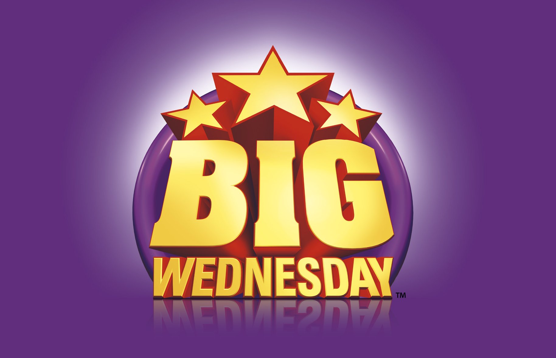 Big Wednesday logo 3d render design