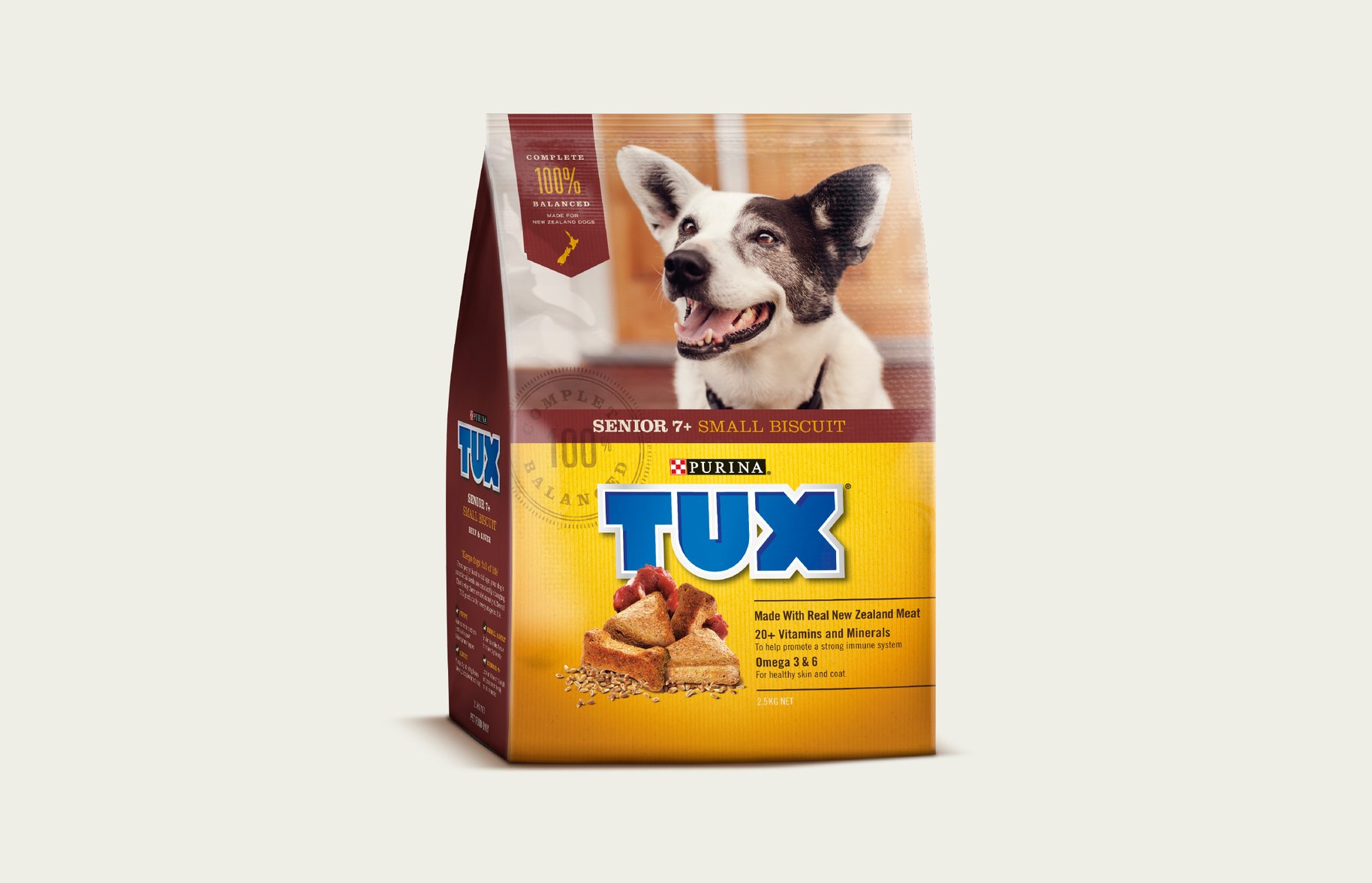 Tux Senior 7+ Small Biscuit packaging
